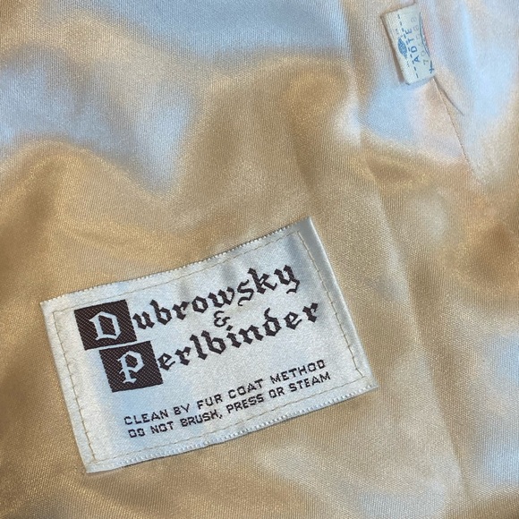 🎃1970's Oatmeal Knit & Faux Fur Coat - Picture 4 of 6